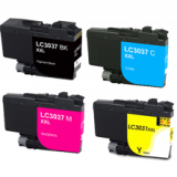 BROTHER LC3037 INK / INKJET CARTRIDGE SET BLACK CYAN YELLOW MAGENTA