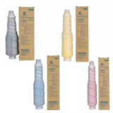 ~Brand New Original KONICA MINOLTA TN610 Laser Toner Cartridge Set Black Cyan Yellow Magenta