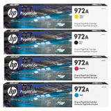 ~Brand New Original HP 972A INK / INKJET Cartridge Set Black Cyan Magenta Yellow