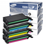 ~Brand New Original SAMSUNG CLT-609S Laser Toner Cartridge Set Black Cyan Yellow Magenta