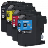 Brother LC105 (XXL) / LC107 INK / INKJET Cartridge Super High Yield SET Black Cyan Magenta Yellow