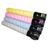 KONICA MINOLTA TN319 Laser Toner Cartridge Set Black Cyan Magenta Yellow
