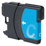 BROTHER LC61C INK / INKJET Cartridge Cyan
