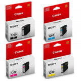 ~Brand New Original CANON PGI-1200 Set INK / INKJET Cartridge Black Yellow Magenta Cyan