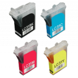 BROTHER LC31 INK / INKJET Cartridges Set Black Cyan Yellow Magenta