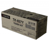 ~Brand New Original KYOCERA MITA TK827Y Laser Toner Cartridge Yellow