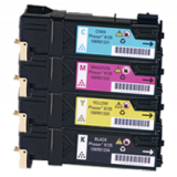 XEROX 6125 Laser Toner Cartridge Set Black Cyan Yellow Magenta