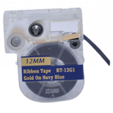 EPSON LC-4HKK5 Ribbon Tape Gold on Navy 12MM / 1.5