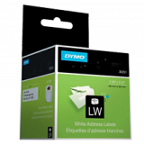 ~Brand New Original DYMO 30252 350 / Roll Labels Address Label Black on White 1-1/8