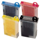 BROTHER LC02 INK / INKJET Cartridge Set Black Cyan Yellow Magenta