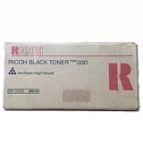 ~Brand New Original RICOH 885154 (Type 20D) Laser Toner Cartrdige Black (Pack of 6)