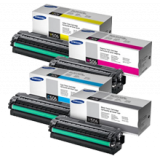 ~Brand New Original SAMSUNG CLP-680 Laser Toner Cartridge Set Black Cyan Yellow Magenta