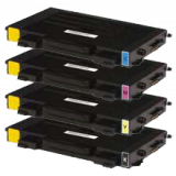 Compatible with SAMSUNG CLP500 Laser Toner Cartridge Set Black Cyan Yellow Magenta