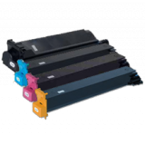KONICA MINOLTA 7400 / 7450 Laser Toner Cartridge Set Black Cyan Yellow Magenta
