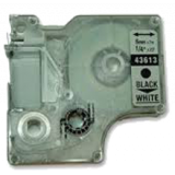 DYMO 43613 Label Tape Black on White