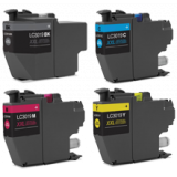 BROTHER LC3019 Extra High Yield INK / INKJET Cartridge Set Black Cyan Magenta Yellow