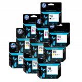 ~Brand New Original HP 711 INK / INKJET Cartridge High Yield Black Cyan Yellow Magenta