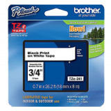 ~Brand New Original Brother TZ241/TZE241 BLACK ON WHITE TAPE