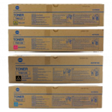 ~Brand New Original KONICA MINOLTA TN612 Laser Toner Cartridge Set Black Cyan Yellow Magenta