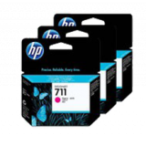 ~Brand New Original HP CZ135A (HP 711) INK / INKJET Cartridge High Yield Magenta 3 Pack