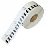BROTHER DK-2210 Die-Cut Continuous Length Paper Tape Black on White